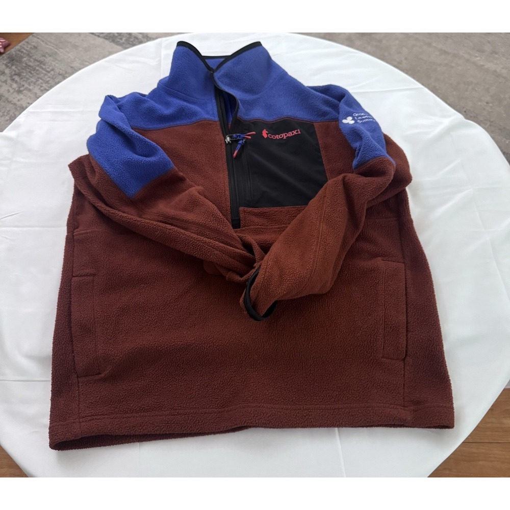 Cotopaxi Sweater Mens Long Sleeve 1/4 Zip Casual Pullover Pocket Sz S